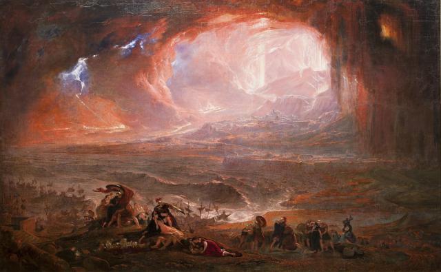 Painting depicting the end of the world